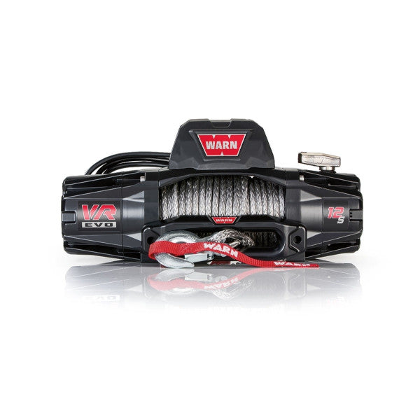 VR EVO 12-S - رافعة 12000 رطل بحبل صناعي وجهاز تحكم عن بعد لاسلكي، 12 فولت