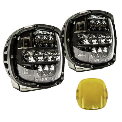 Adapt XP Xtreme LED Lights With Yellow Covers, 6 Inch, Pair