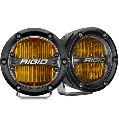360 Series PRO SAE LED Fog Light, 4 Inch, Fog, Yellow, Pair