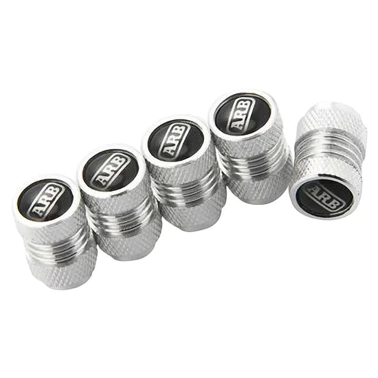ARB TYRE VALVE CAPS SILVER