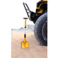 Extendable Aluminum Shovel, Gold & Black