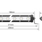 MICRO ST3520 7.3" 18W CREE LED Flood Bar