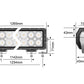 50 inch ST4K 96 LED Double Row Light Bar