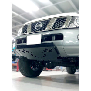 لوحة حماية أمامية من الألومنيوم لسيارة نيسان باترول Y61 موديل 87-23، سلسلة احترافية